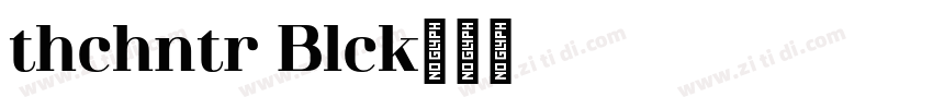 Athachantr Black字体转换